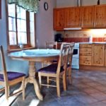 the kitchen in the living room